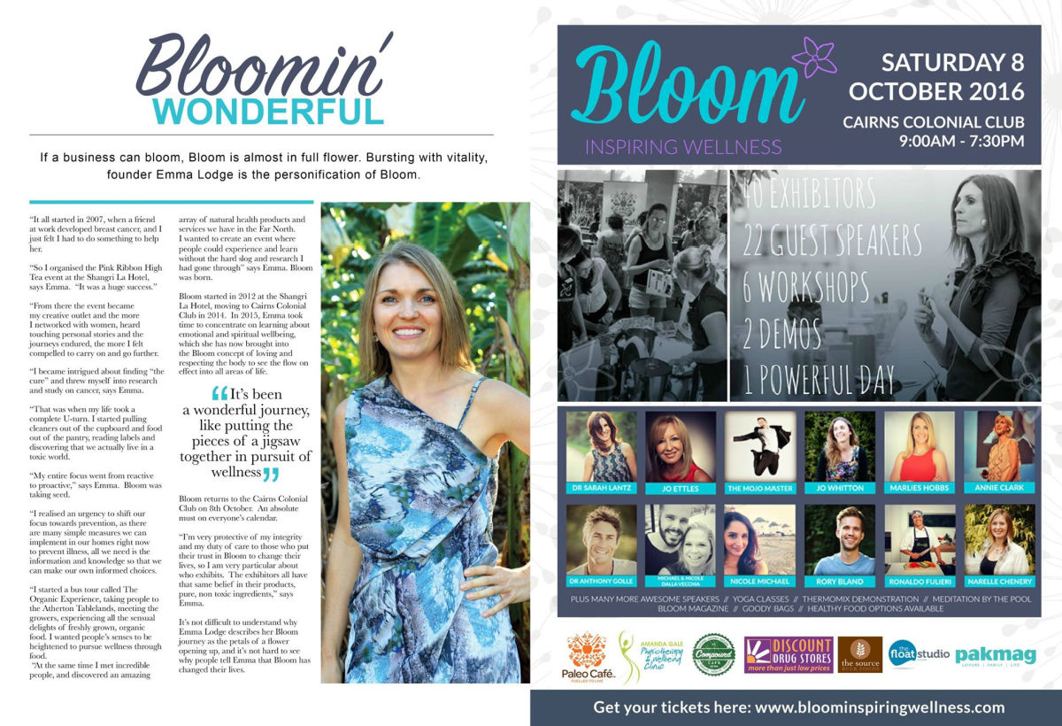 Emma Lodge in City Life Cairns Magazine